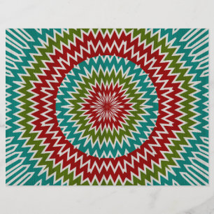Hypnotische Mandalaik-Blume