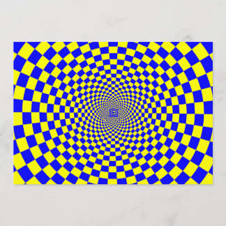 Hypnotische optische Illusion Einladung