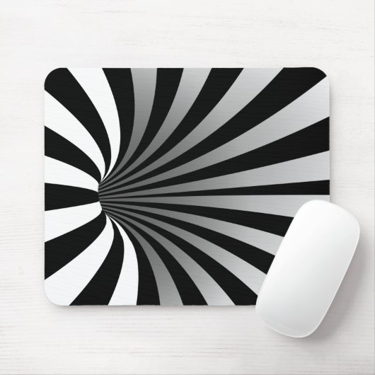 Hypnotische optische Illusion Kurven Mousepad (Mit Mouse)
