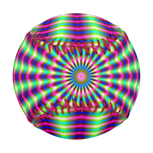 Hypnotische Ringe Baseball (Rückseite)