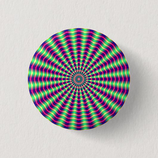 Hypnotische Ringe Button (Vorderseite)