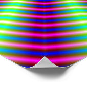 Hypnotische Ringe Poster (Ecke)