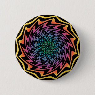 HYPNOTISCHE SCHEIBE Hypnotisierender Neon-Kühler-Z Button