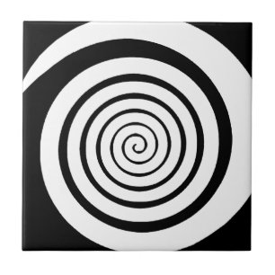 hypnotische Spirale Fliese