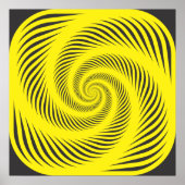 Hypnotische Spirale Poster (Vorne)