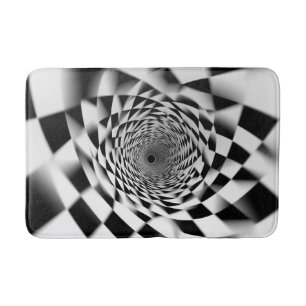 Hypnotische SpiralIllusion Bath Mat Badematte