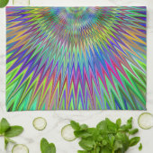 Hypnotische Sterne Handtuch (Gefaltet)