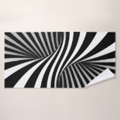 Hypnotische Streifen Badehandtuch (Badehandtuch)