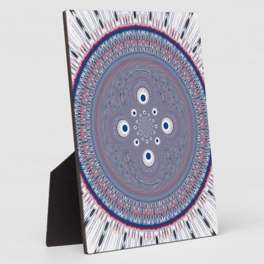 Hypnotische Symmetrie: Abstrakte geometrische Kuns Fotoplatte (Seite)