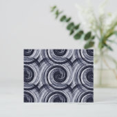 Hypnotische Wirbel Postkarte (Stehend Vorderseite)