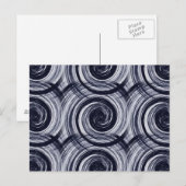 Hypnotische Wirbel Postkarte (Vorne/Hinten)