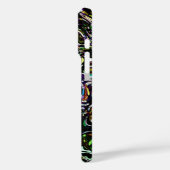 Hypnotische Wirbelenergie in Grün Case-Mate iPhone Hülle (Rückseite / Links)