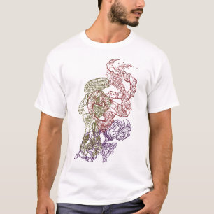 Hypnotisches Amorphes Phantasmagorisches Modernes T-Shirt