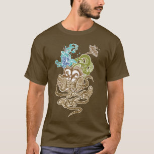 Hypnotisches Amorphes Phantasmagorisches Modernes T-Shirt