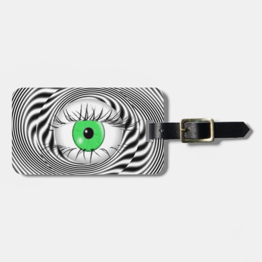 HYPNOTISCHES AUGE - HYPNOTIST GEPÄCKANHÄNGER (Vorderseite horizontal)