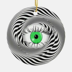 HYPNOTISCHES AUGE - HYPNOTIST KERAMIKORNAMENT