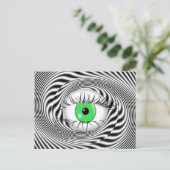 HYPNOTISCHES AUGE - HYPNOTIST POSTKARTE (Stehend Vorderseite)