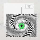 HYPNOTISCHES AUGE - HYPNOTIST POSTKARTE (Vorne/Hinten)