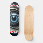 Hypnotisches Auge Skateboard (Vorderseite)