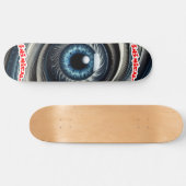 Hypnotisches Auge Skateboard (Horizontal)