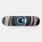 Hypnotisches Auge Skateboard (Horizontal)