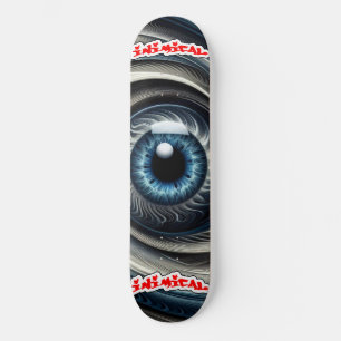 Hypnotisches Auge Skateboard