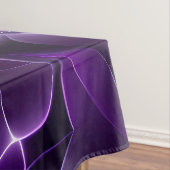 Hypnotisches Fraktal tief lila Blume Tischdecke (Beispiel)