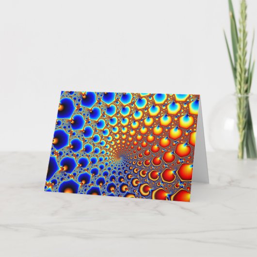 Hypnotisches Portal - Fraktal-Karte Karte (Vorderseite)