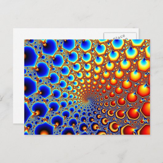 Hypnotisches Portal - Fraktal-Postkarte Postkarte (Vorne/Hinten)