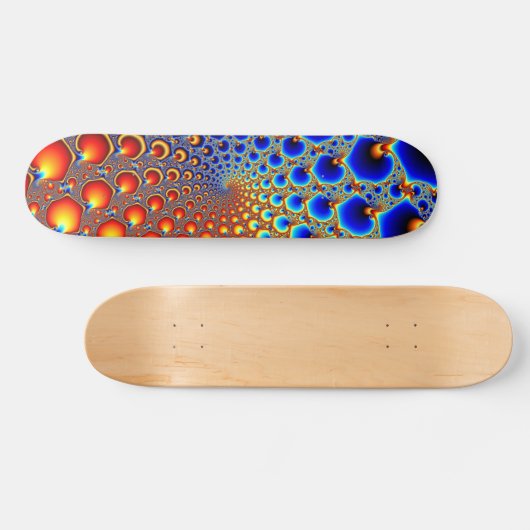 Hypnotisches Portal - FraktalSkateboard Skateboard (Horizontal)