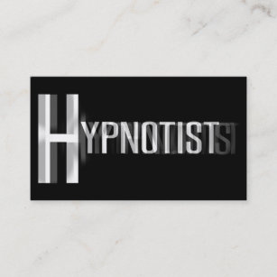 Hypnotise Blake Word Business Card Visitenkarte
