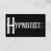 Hypnotise Blurry Word Business Card Visitenkarte (Vorderseite)