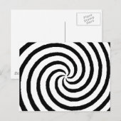 Hypnotisieren Sie die Zazzle-Geschenke des MUSEUM Postkarte (Vorne/Hinten)