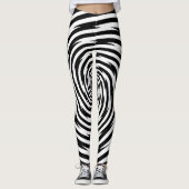 Hypnotisieren Sie Ihre Mitläufer Abstrakt Leggings (Vorderseite)