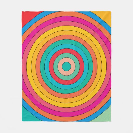 Hypnotisierte Blanket(Mittel) Fleecedecke (Vorderseite)