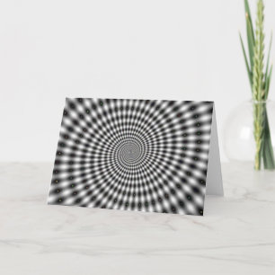 Hypnotisierung der optischen Illusion Spiral Karte