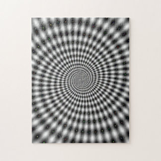 Hypnotisierung der optischen Illusion Spiral Puzzle