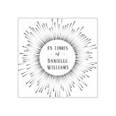 Hypnotisierung der Sun Rays Ex Libris Individuelle Gummistempel (Prägung)