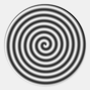 hypnotising runder aufkleber