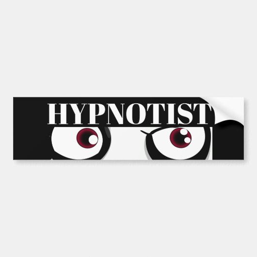 Hypnotist Eyes Autoaufkleber (Vorne)