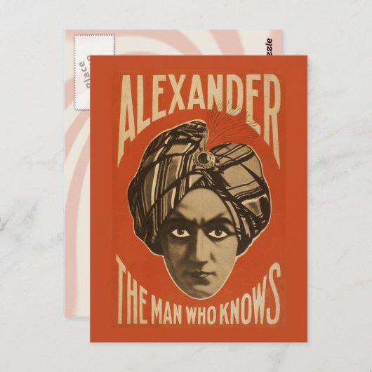 Hypnotist Postcard Postkarte (Vorne/Hinten)