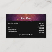 Hypnotist-Visitenkarten Visitenkarte (Rückseite)