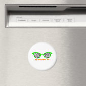 Hypnotize Sonnenbrille grüner Rand The MUSEUM anse Magnet (In Situ (Geschirrspüler))
