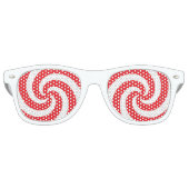 Hypnotizer Spiral Sonnenbrille (Vorderseite)