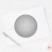 Hypnotizer White Runder Aufkleber (Umschlag)