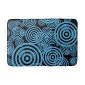 Hypnotizing circles - blue badematte (Vorderseite)