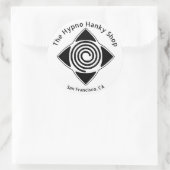 Hypo Hanky Shop Hypnose Überall Logoaufkleber Runder Aufkleber (Tasche)