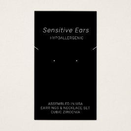 Hypoallergene Schmuckkarte