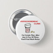 Hypochodriac Klinik Button (Vorne & Hinten)