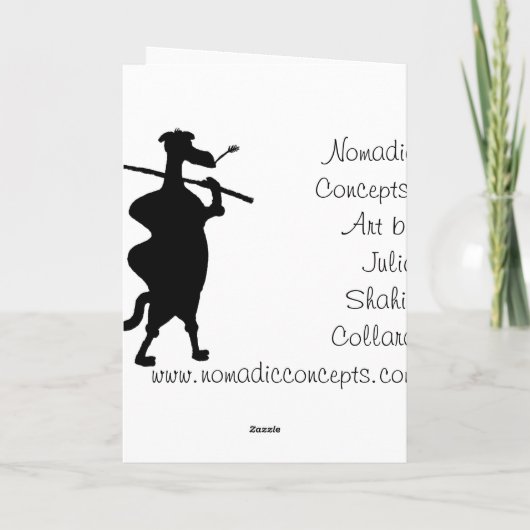 Hypochondriac Camel Karte (Rückseite)